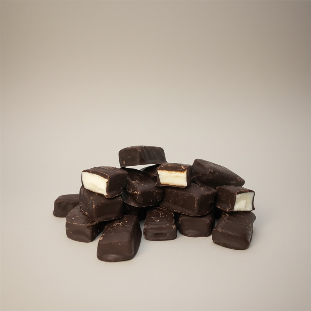 Chewy Dark Chocolate Peppermint Chews White Knights Substitute 200g