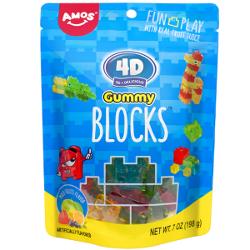 4D Gummy Blocks Bag 198g