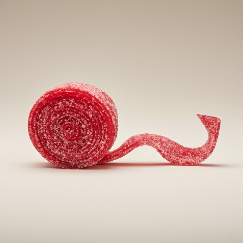 Rip Rolls Cherry Fruity Sour Strap Belt 40g