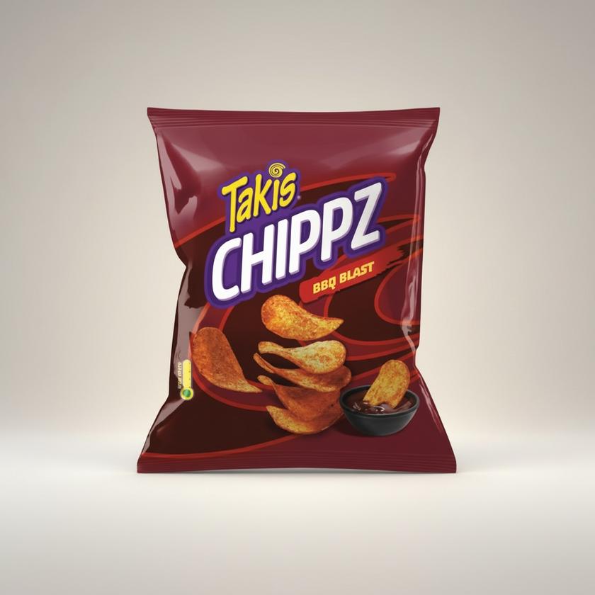Takis Chippz BBQ Blast Potato Chips 71g