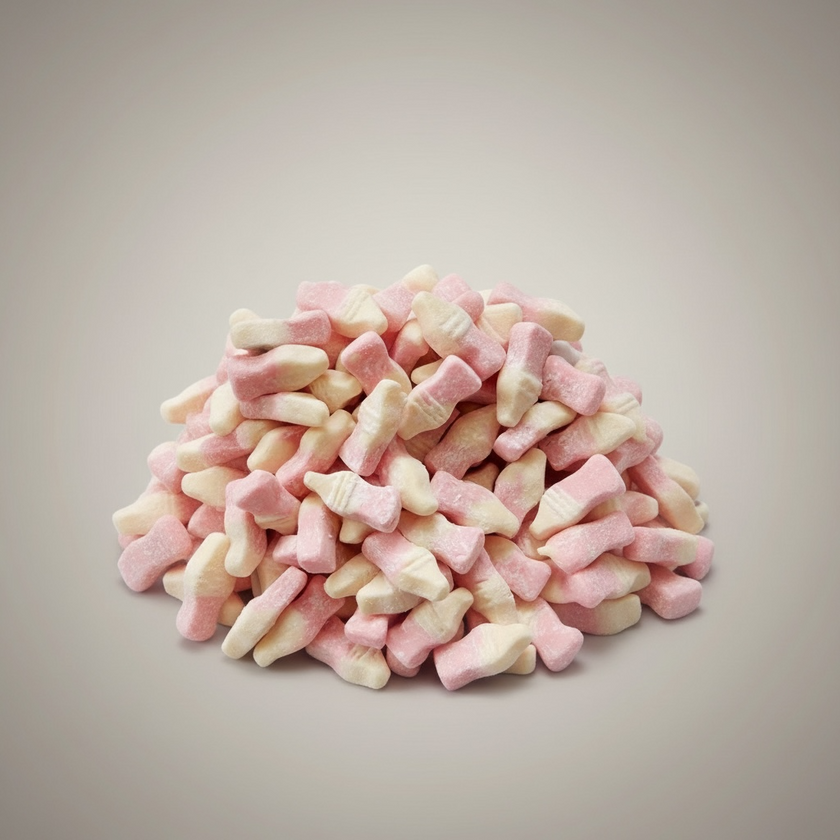 Barratt Dusted Strawberry Milkshake Bottles Gluten Free 100g or 500g