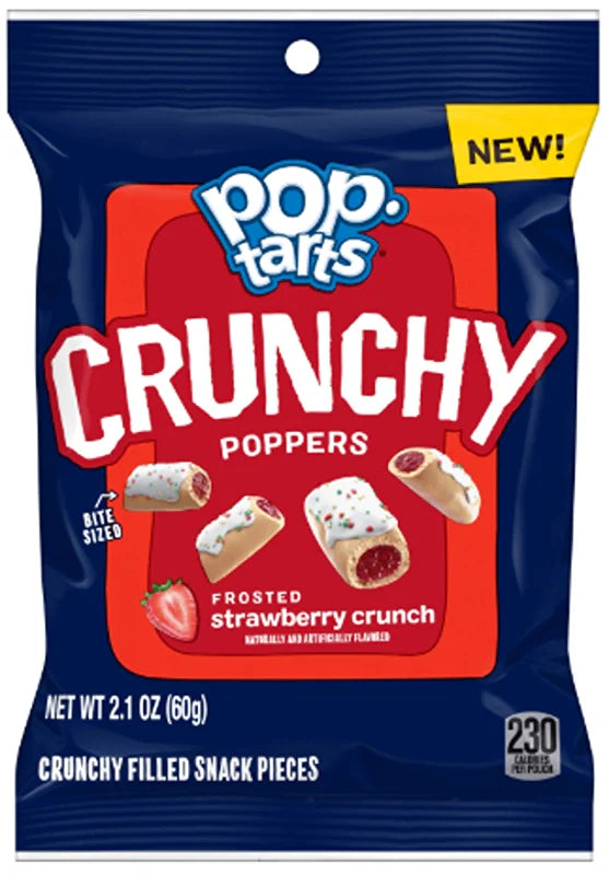 Pop Tarts Crunchy Poppers Frosted Strawberry 60g