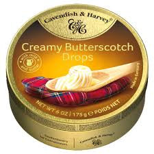 Cavendish & Harvey Butterscotch Drops 175g Tin