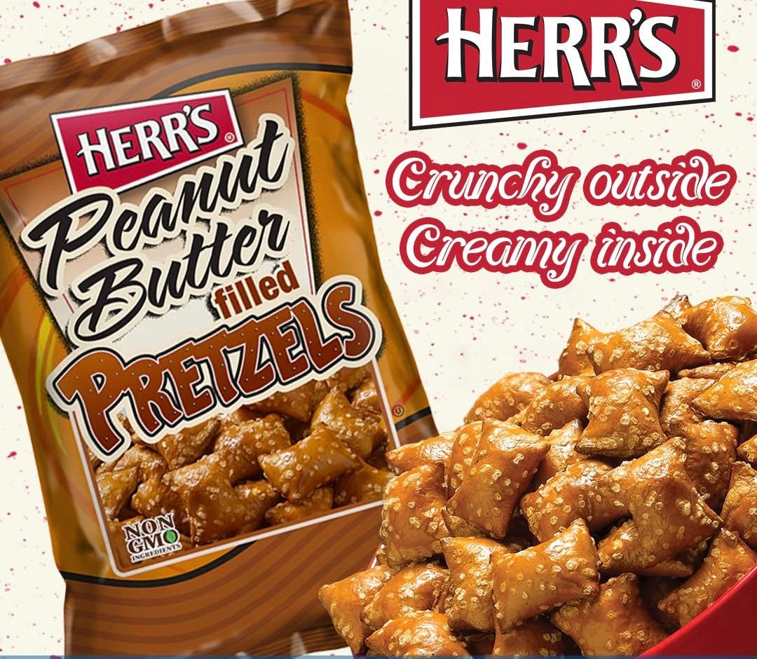 Herr's Herrs Peanut Butter Filled Pretzels 113.4g