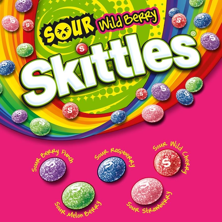 USA Skittles Sour Wild Berry 93.6g