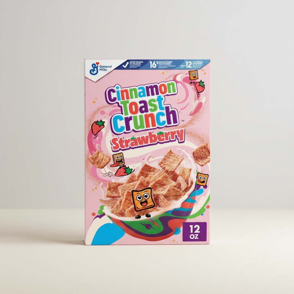 Cinnamon Toast Crunch Strawberry Cereal 340g