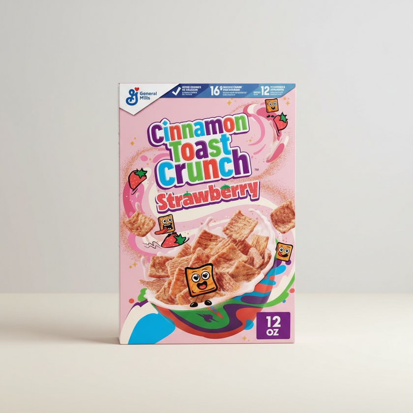 Cinnamon Toast Crunch Strawberry Cereal 340g