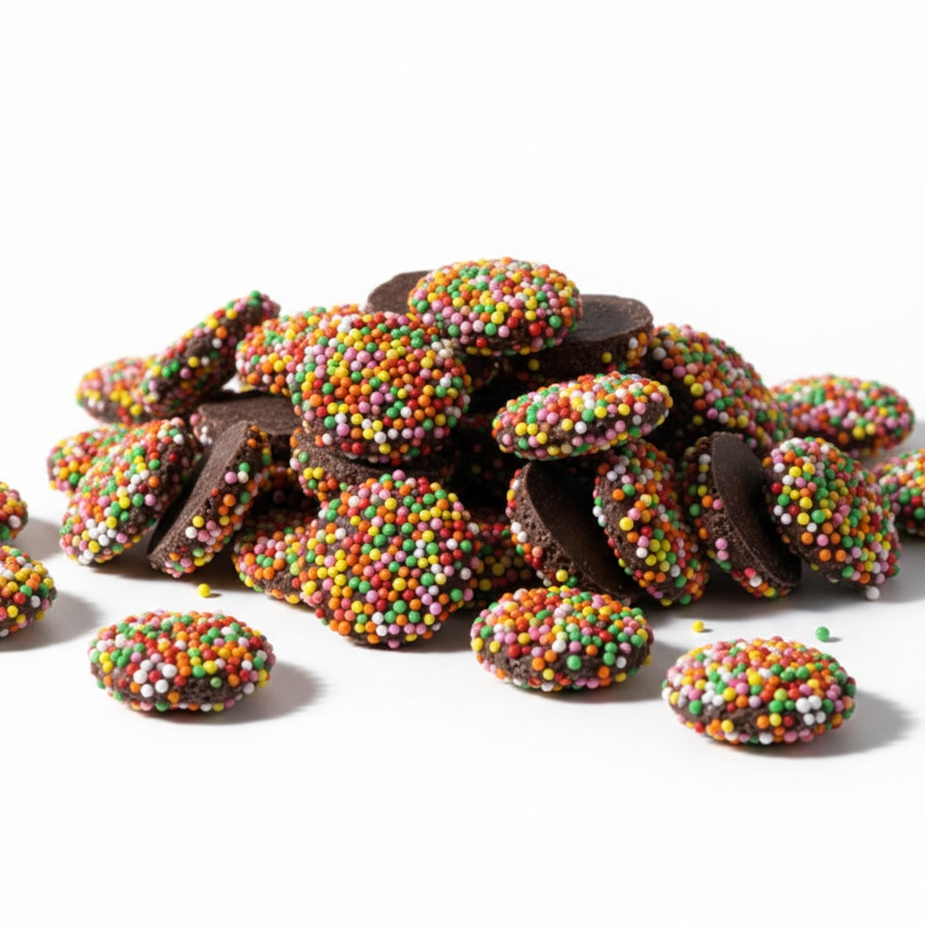 Milk Chocolate Bud Whirls Jewels Freckles Gluten Free Australian Made 200g or 500g