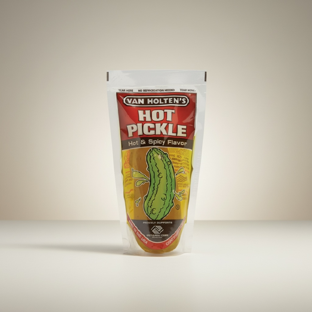 Van Holten's Holtens Hot Pickle Hot & Spicy Pickle Flavour Pickle In a Pouch