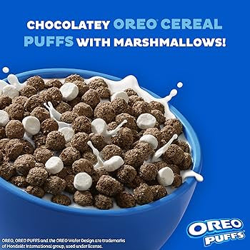 Post Oreo Puffs Cereal 283g