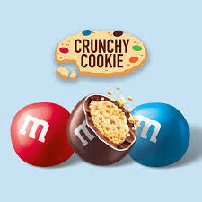 M&M'S USA Crunchy Cookie Chocolate Candies 38.3g BBD: 30/05/26