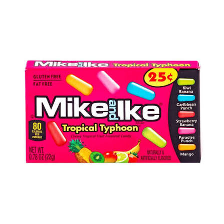 Mike & Ike Tropical Typhoon 22g Gluten Free