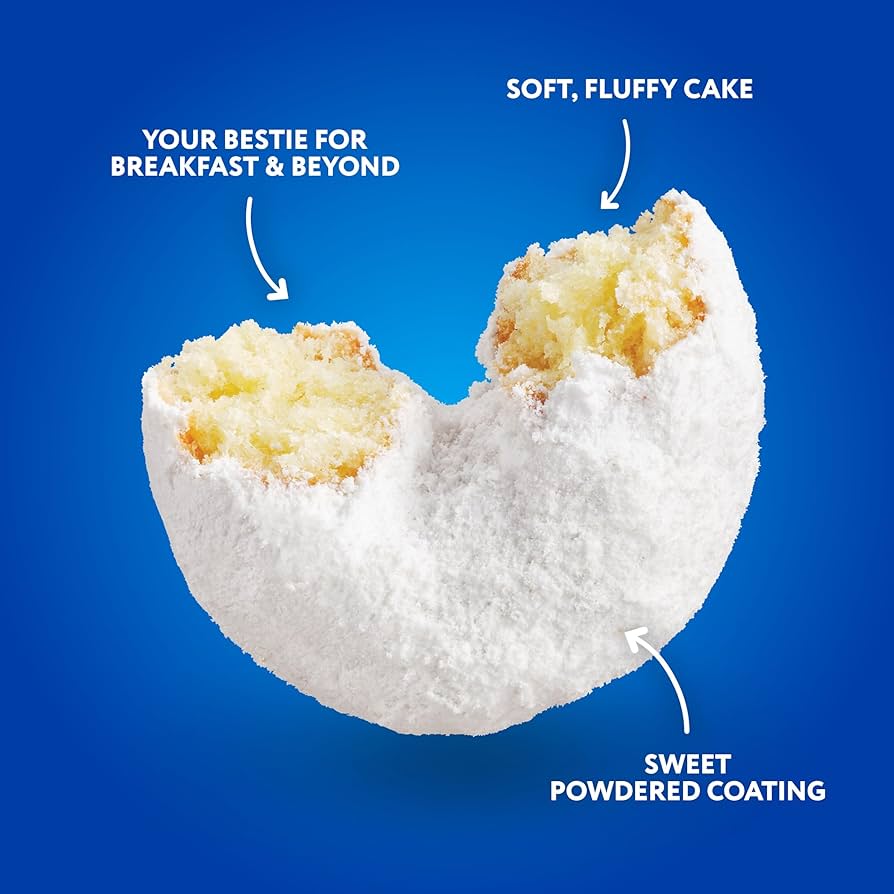 Hostess Twinkies Mini Powdered Donettes Mini Powdered Donuts Snack Size Packet 6 Mini Donuts 85g