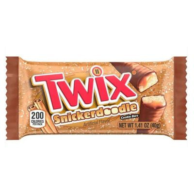 Twix Snickerdoodle Chocolate Candy Bar 40g