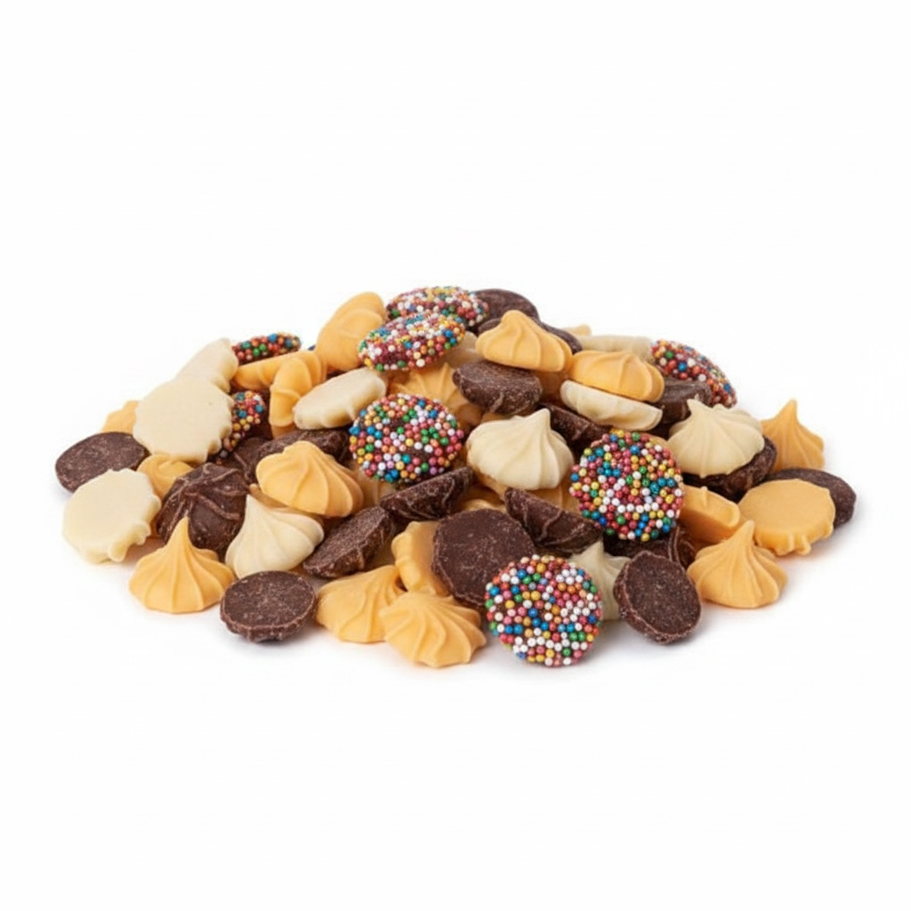 Mixed Chocolate Bud Whirls Jewels Freckles Gluten Free 200g or 500g