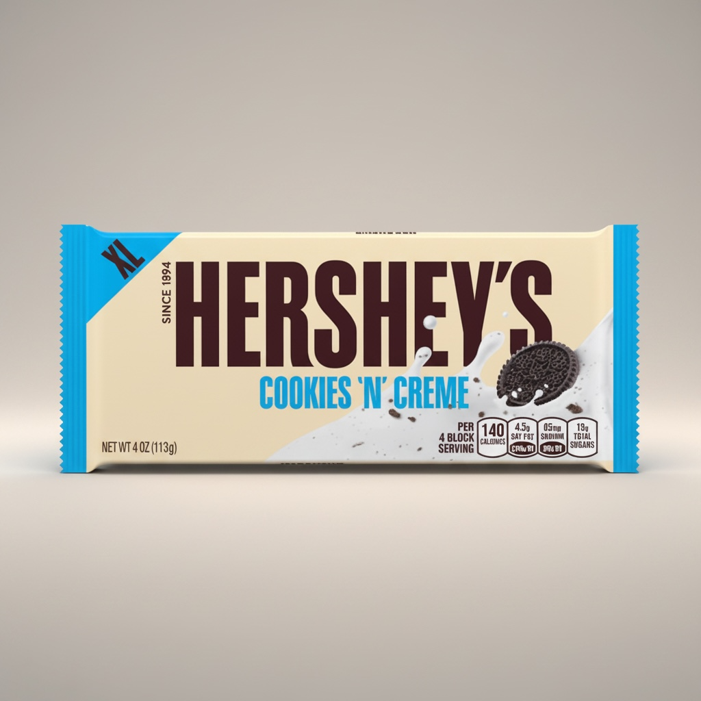 Hershey's Hersheys Cookies n Creme XL Block Bar 113g