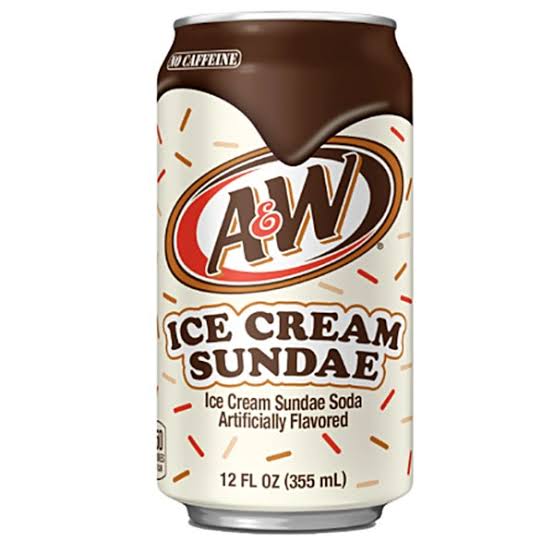 A&W Ice Cream Sundae Soda 355ml Can
