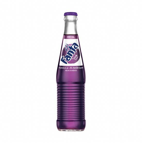 Mexican Fanta Grape 355ml Glass Bottle
