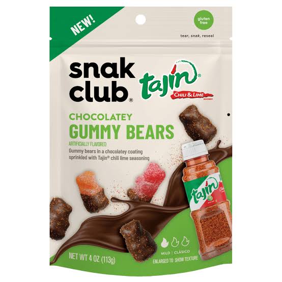 Tajin Chocolate Gummy Bears Gluten Free 113g