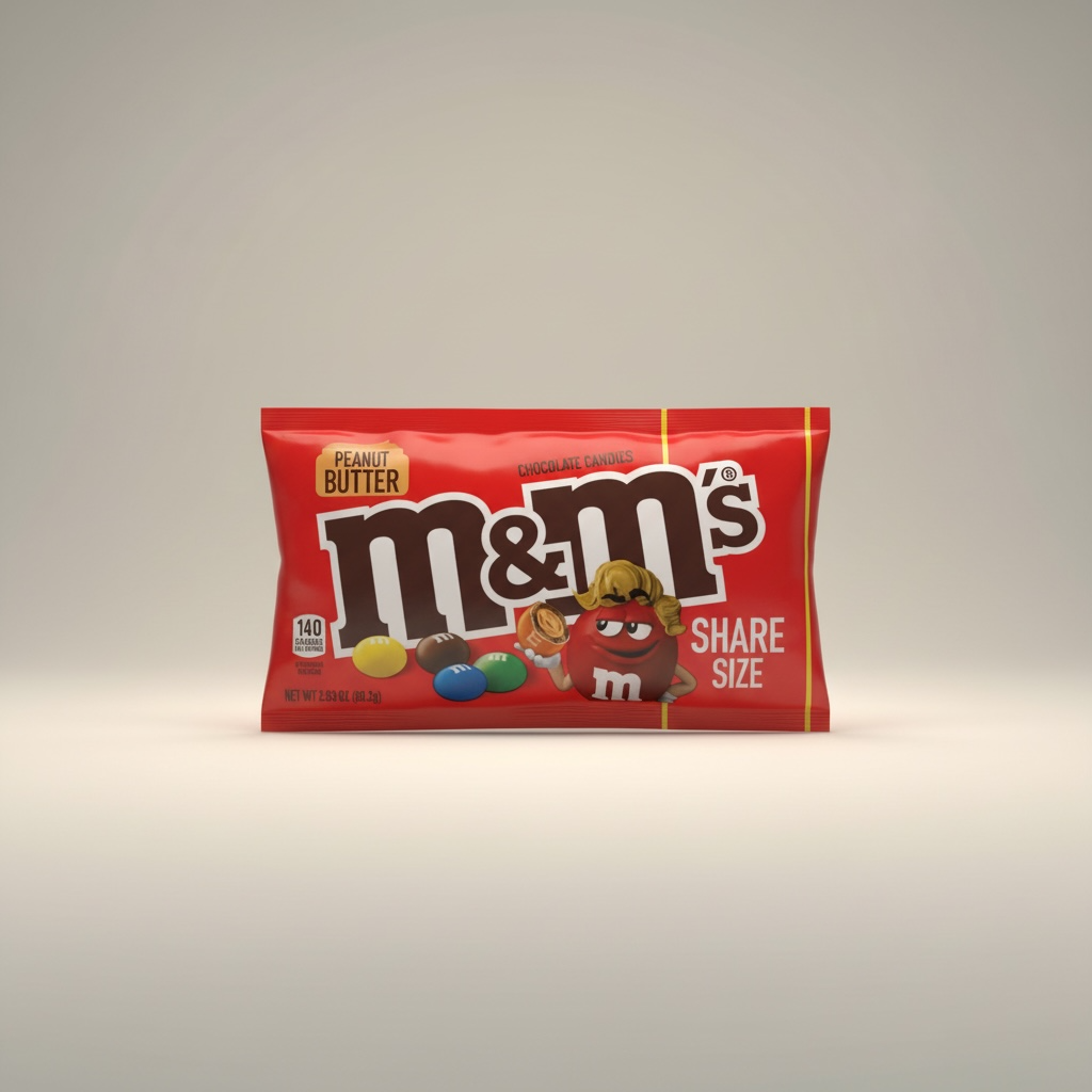 M&M’s USA Peanut Butter Chocolate Candies Share Size 80.2g