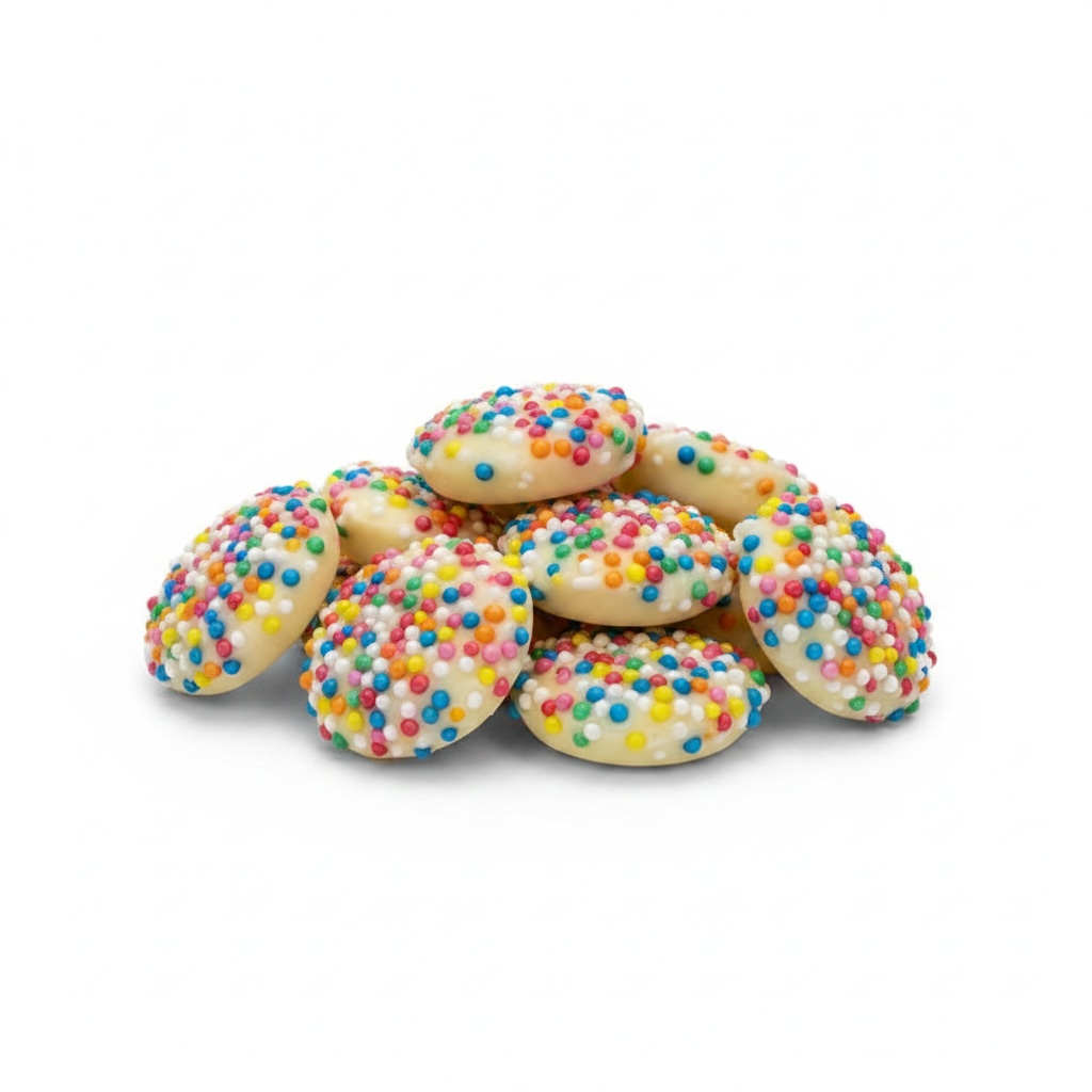 White Chocolate Jewels Freckles 150g or 500g bag
