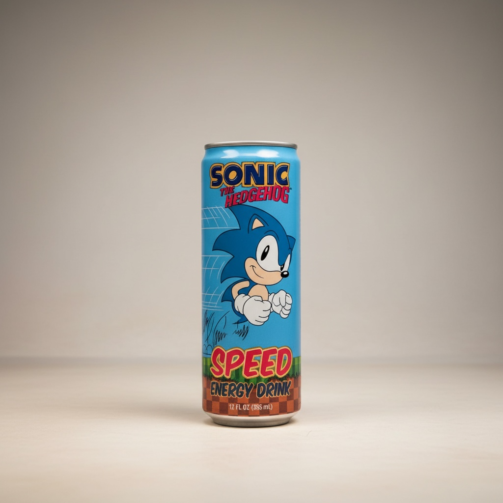 Sonic the Hedgehog Speed Energy Drink RTD 355ml