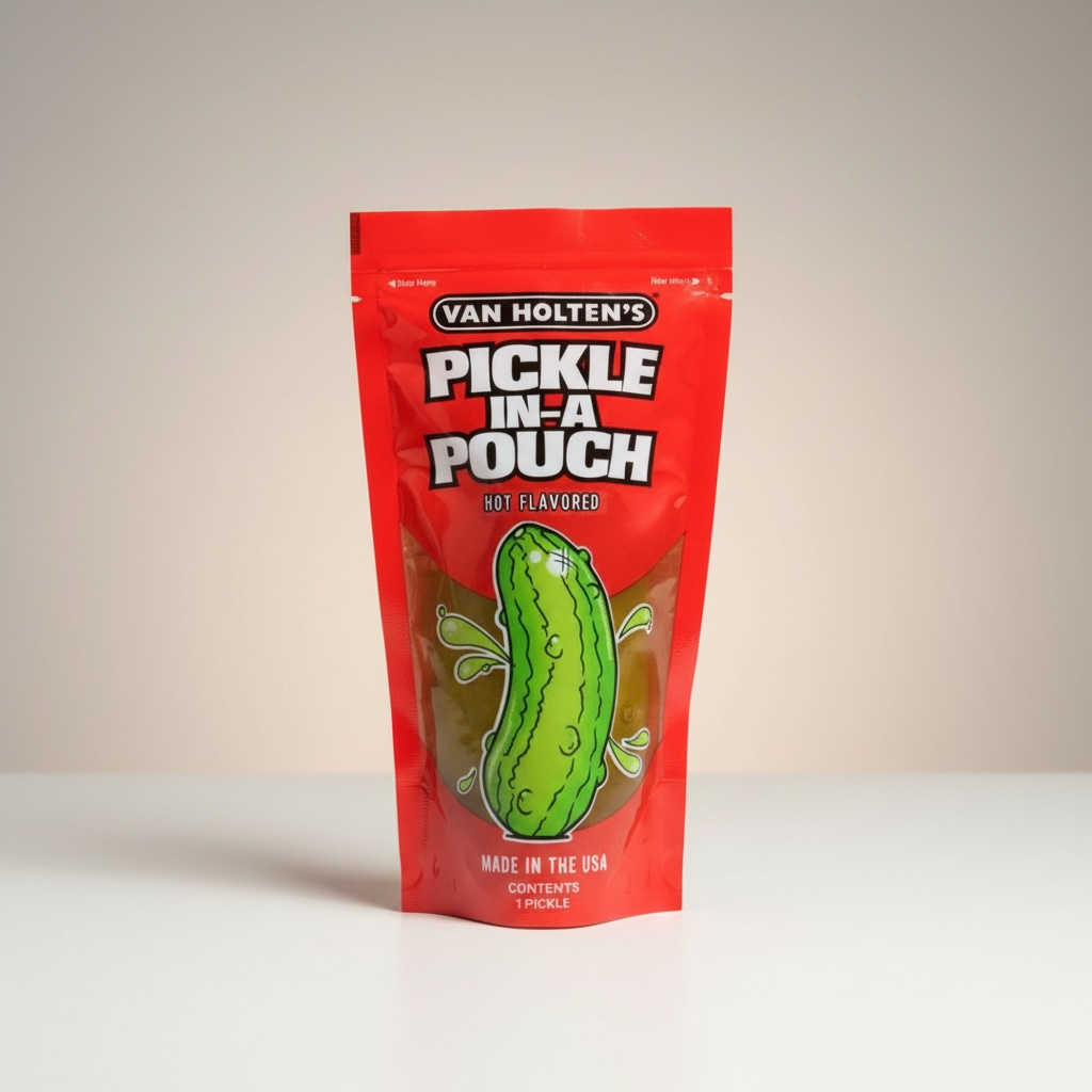 Van Holten's Holtens Hot Pickle Hot & Spicy Pickle Flavour Pickle In a Pouch