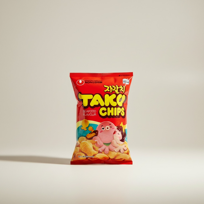 Nonshim Tako Chips Seafood Flavour 60g