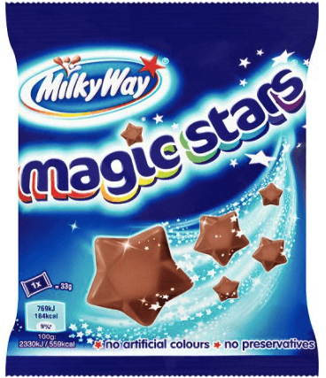 Milky Way UK Magic Stars 33g bag
