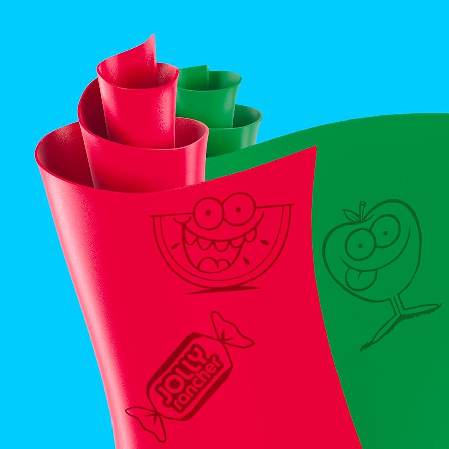 Jolly Rancher Fruit Roll-Ups Fruit Flavoured Snacks Gluten Free 10pkt 141g