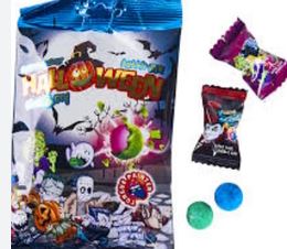 Halloween Extremely Sour Bubble Gum Chew & Cry Tongue Painter Bag 45g