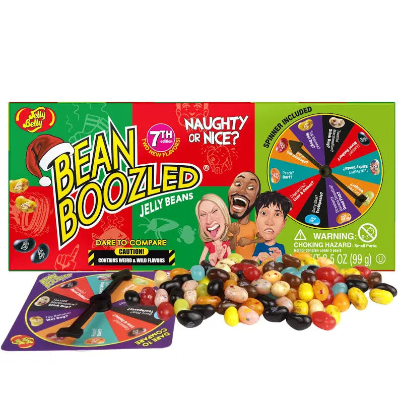 Jelly Belly Bean Boozled Jelly Beans 99g with spinner 7th Edition Naughty or Nice