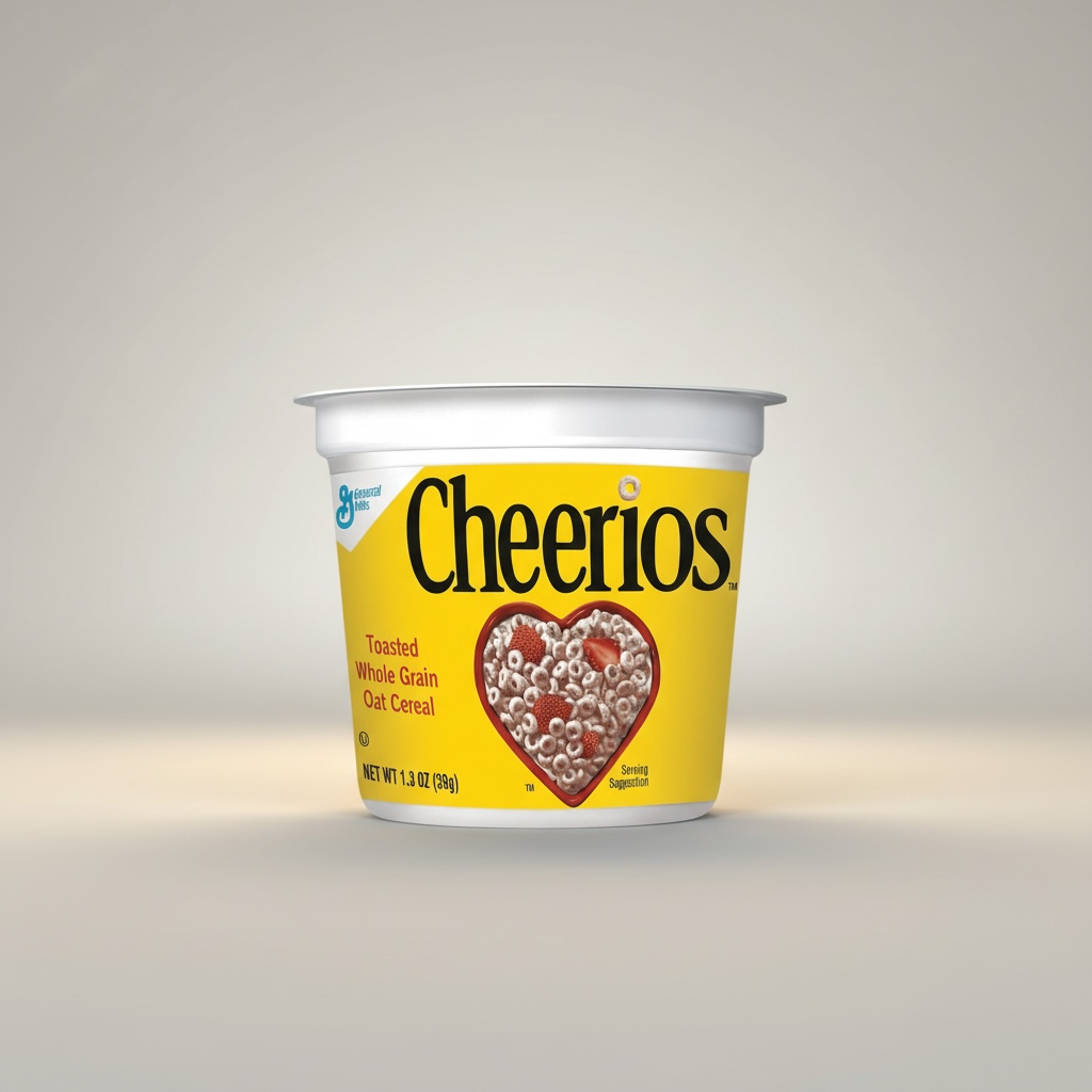 General Mills Cheerios Breakfast Cereal Bowl Gluten Free 36g