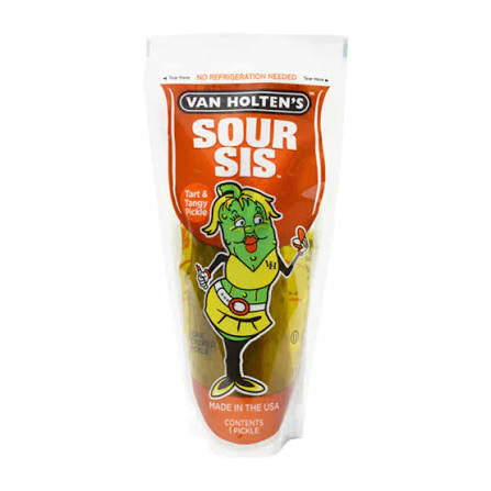 Van Holten's Holtens Sour Sis Pickle Tart & Tangy Flavour Pickle In a Pouch