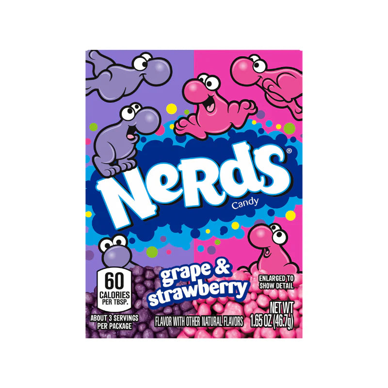 USA Nerds Strawberry and Grape 46.7g box