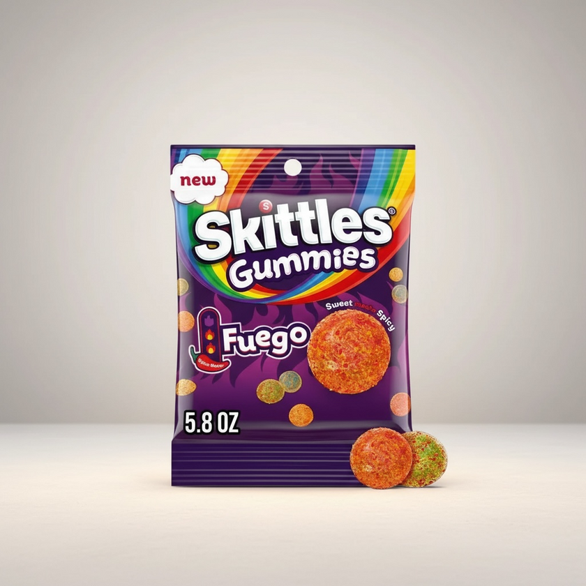 Skittles Gummies Fuego Sweet & Spicy 164g