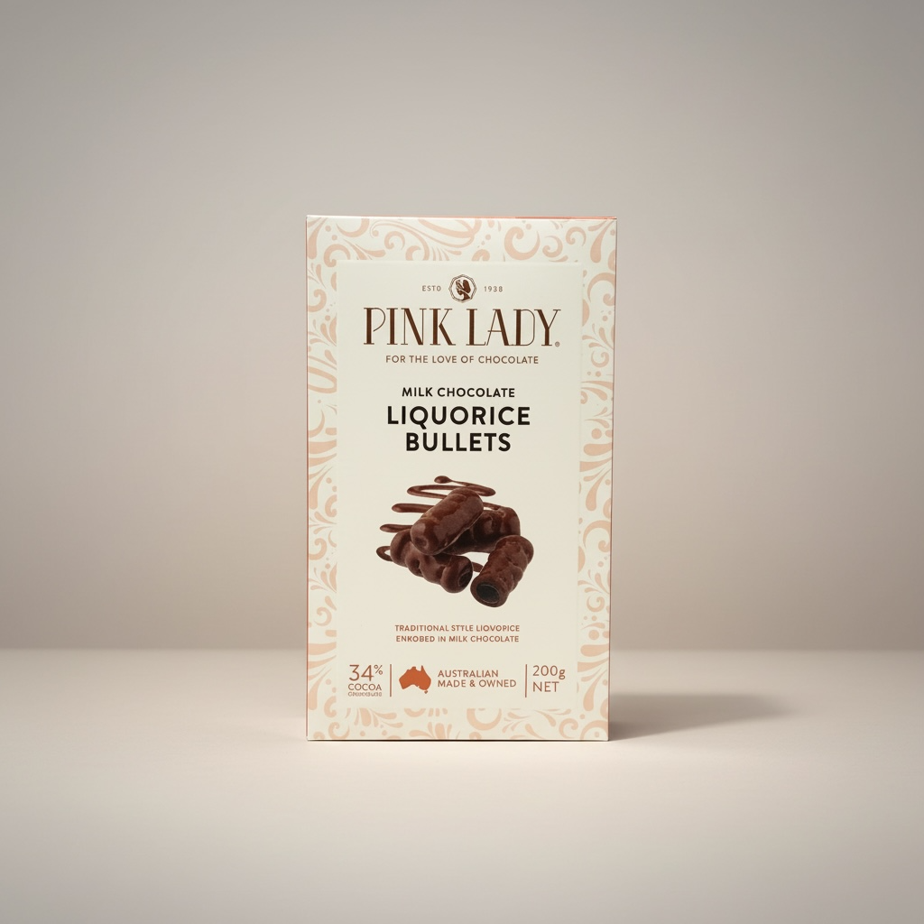 Pink Lady Milk Chocolate Bullets 200g Bag