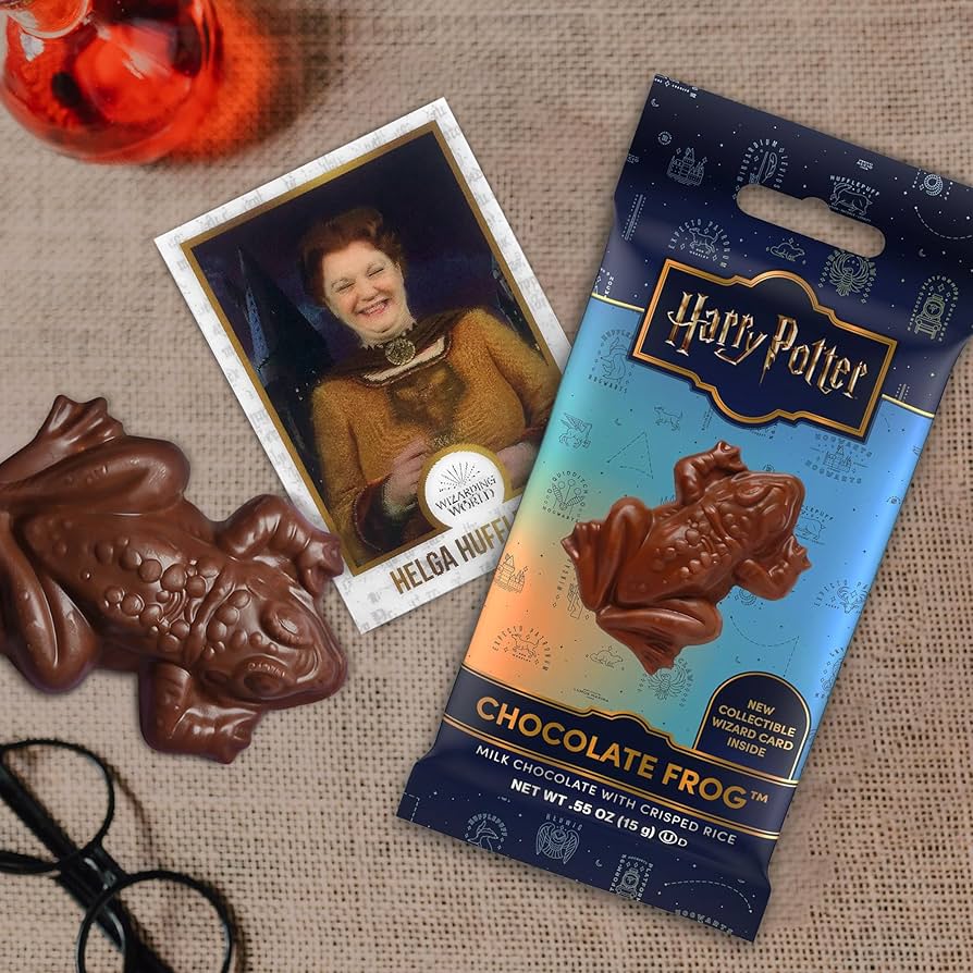 Jelly Belly Harry Potter Chocolate Frog with Collectable Card 15g
