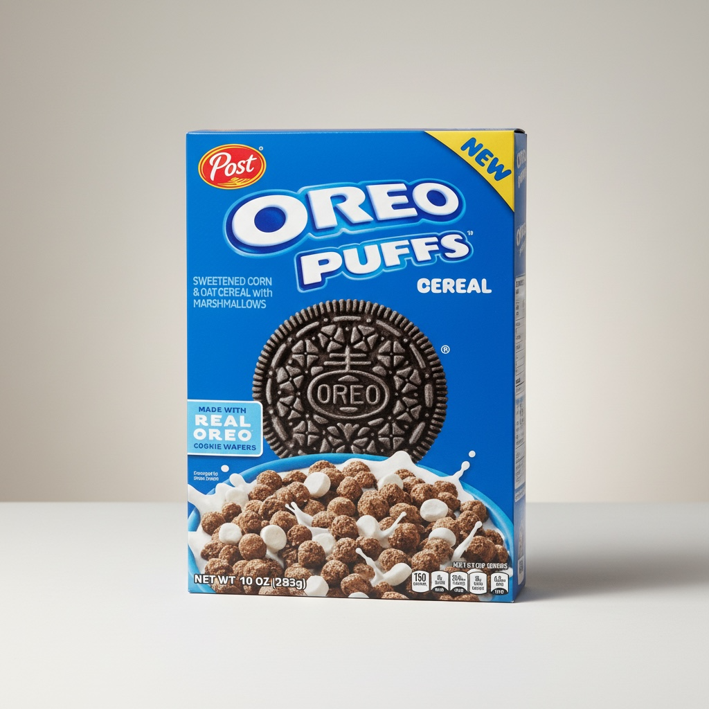 Post Oreo Puffs Cereal 283g