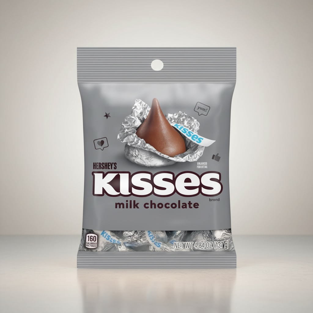 Hershey's Hersheys Kisses Milk Chocolate 137g Bag