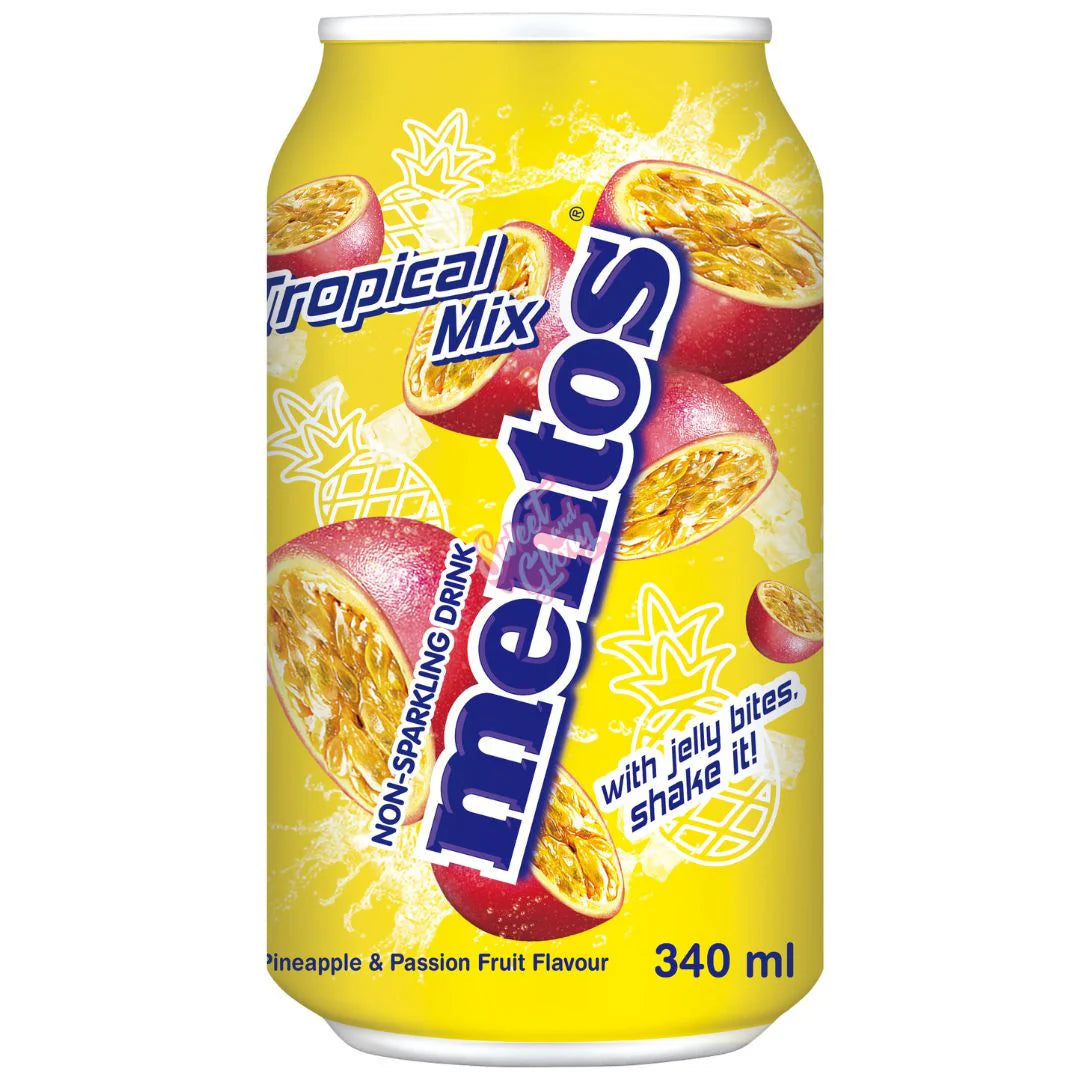 Mentos Soda Tropical Mix Soda 340ml
