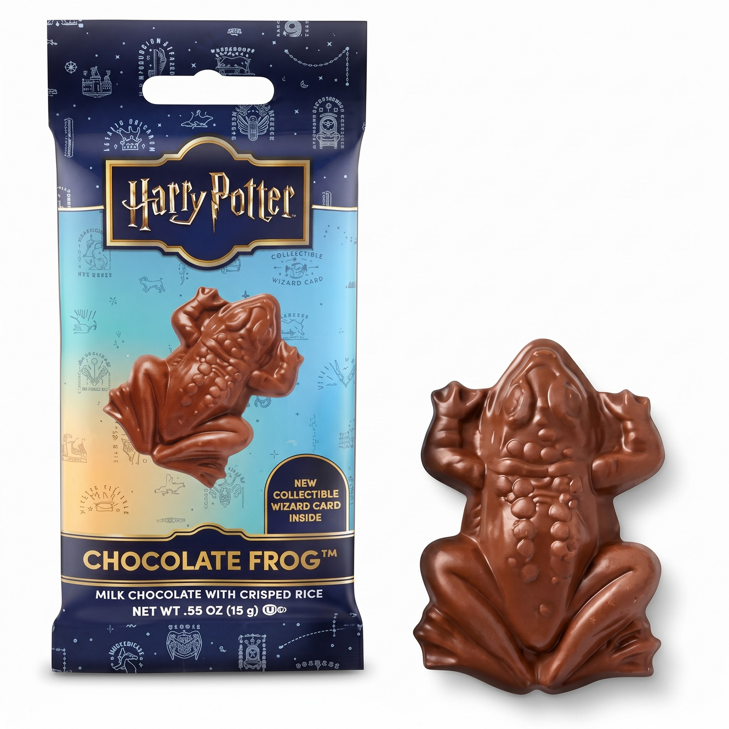 Jelly Belly Harry Potter Chocolate Frog with Collectable Card 15g