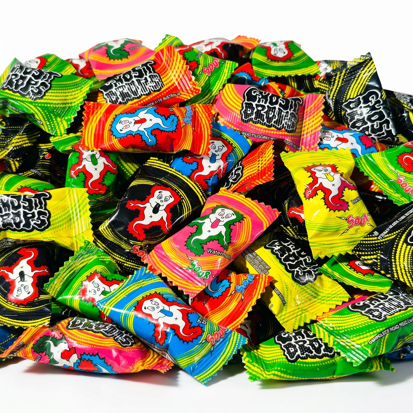 Sour Ghost Drops 20 Pieces bag