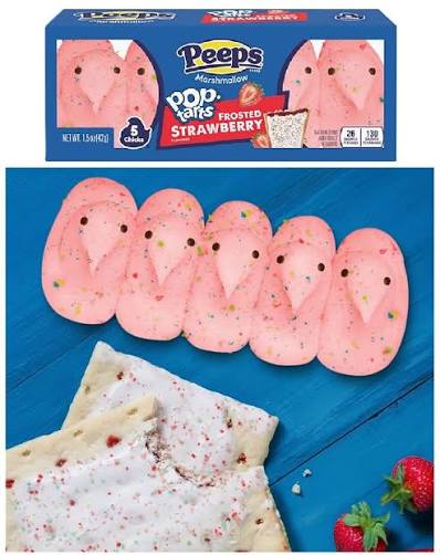 Peeps Strawberry Pop Tarts Marshmallow Treats 42g