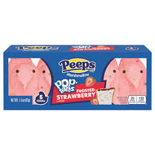 Peeps Strawberry Pop Tarts Marshmallow Treats 42g