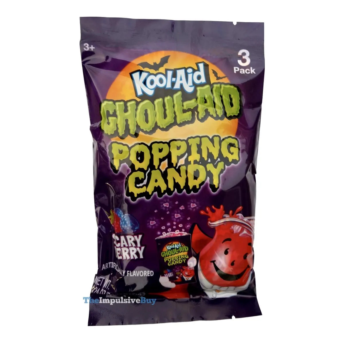 Kool-Aid Choul-Aid Popping Candy Scary Berry 3Pkt 21g BBD: 15/6/24