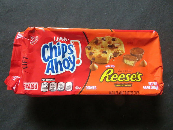 Nabisco Chips Ahoy Reeses Chewy With Peanut Butter Cup, 269 g