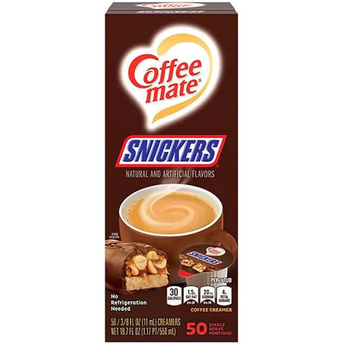 Nestle Coffee Mate Snickers Box of 50 550ml