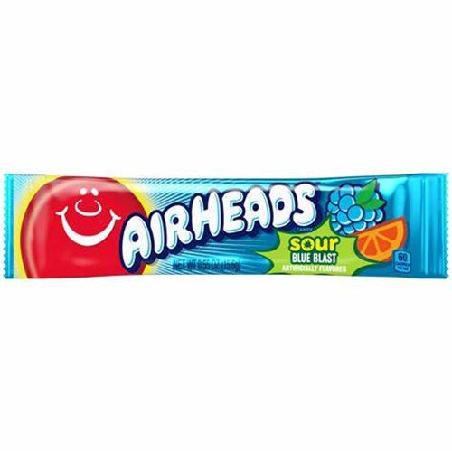 Airheads Sour Blue Blast Chew Bar 15.6g