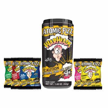 Warheads Atomic Fizz Hard Candy Canister 42g